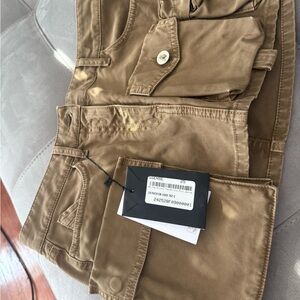 The Attico Tan Mini Skirt